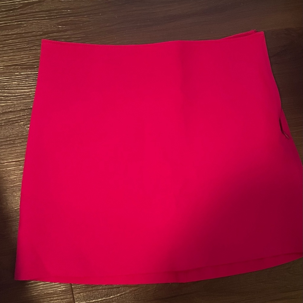 Zara A Line Fuchsia Mini Skirt